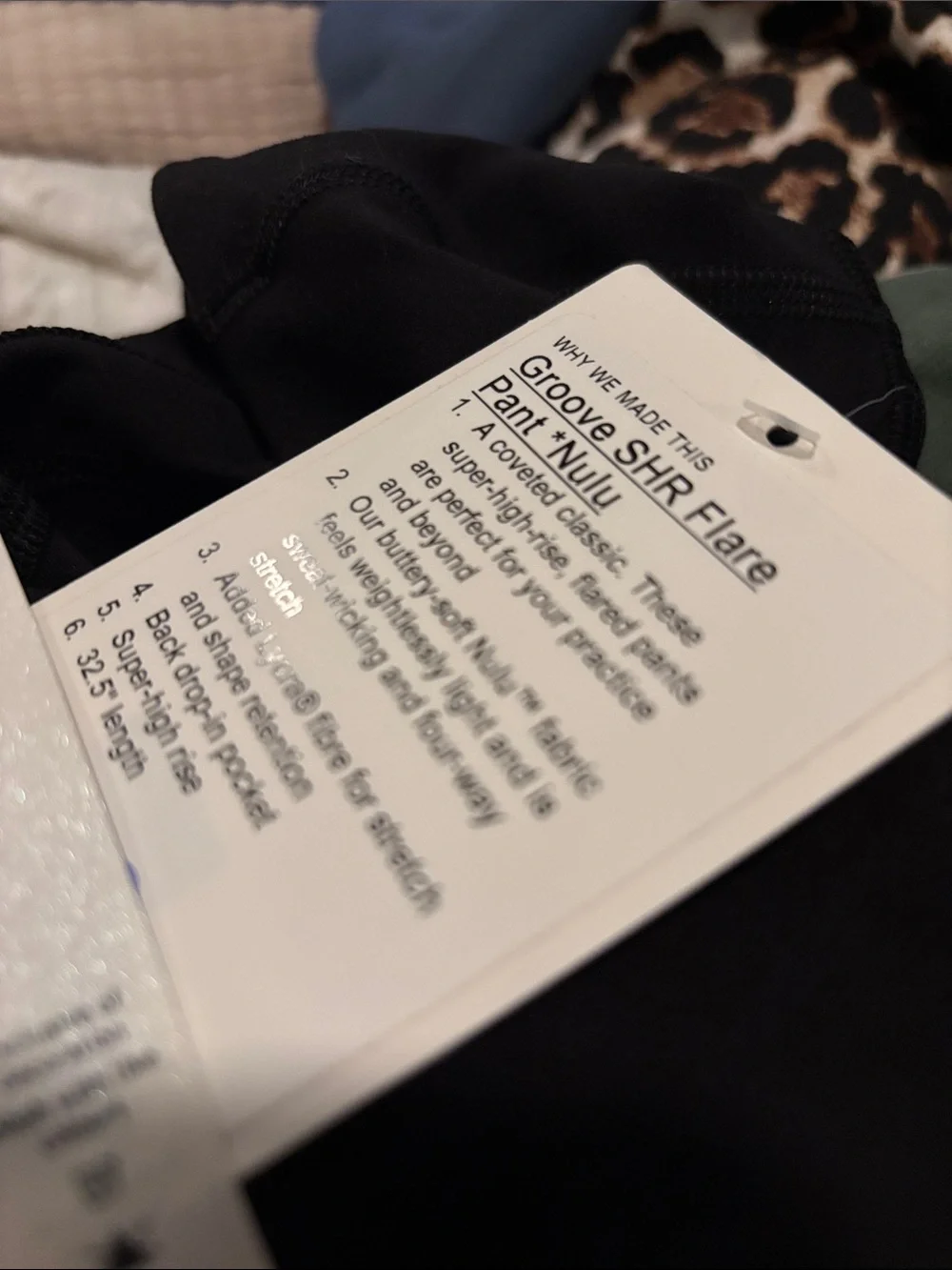 NWT black lululemon athletica Groove SHR Nulu Flared Pant - Picture 11 of 11